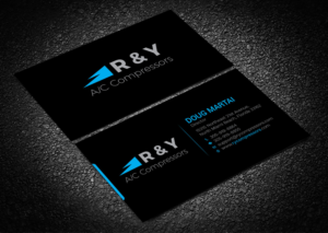 Business Card Design by Graphic Flame for R & Y A/C Compressors  | Design: #16291481