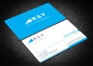 Business Card Design by Graphic Flame for R & Y A/C Compressors  | Design: #16291482