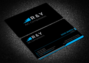 Business Card Design by Graphic Flame for R & Y A/C Compressors  | Design: #16291483