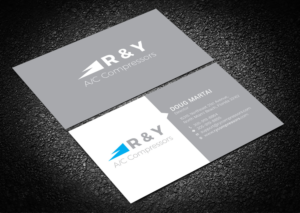 Business Card Design by Graphic Flame for R & Y A/C Compressors  | Design: #16291494