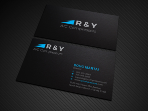 Business Card Design by Graphic Flame for R & Y A/C Compressors  | Design: #16291502