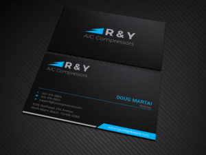 Business Card Design by Graphic Flame for R & Y A/C Compressors  | Design: #16291503