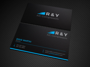 Business Card Design by Graphic Flame for R & Y A/C Compressors  | Design: #16291506