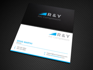Business Card Design by Graphic Flame for R & Y A/C Compressors  | Design: #16291507