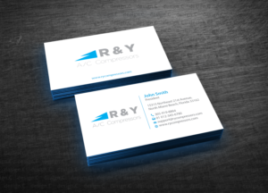 Business Card Design by design_C. for R & Y A/C Compressors  | Design: #16301924
