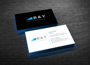 Diseño de Tarjeta de Presentación por design_C. para R & Y A/C Compressors  | Diseño: #16301991