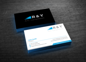 Diseño de Tarjeta de Presentación por design_C. para R & Y A/C Compressors  | Diseño: #16304000