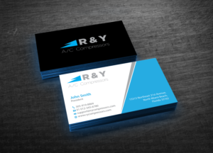 Diseño de Tarjeta de Presentación por design_C. para R & Y A/C Compressors  | Diseño: #16304109