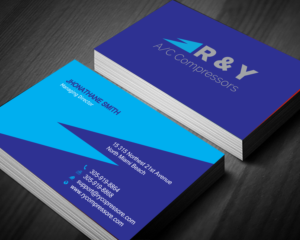 Business Card Design by HR KHAN