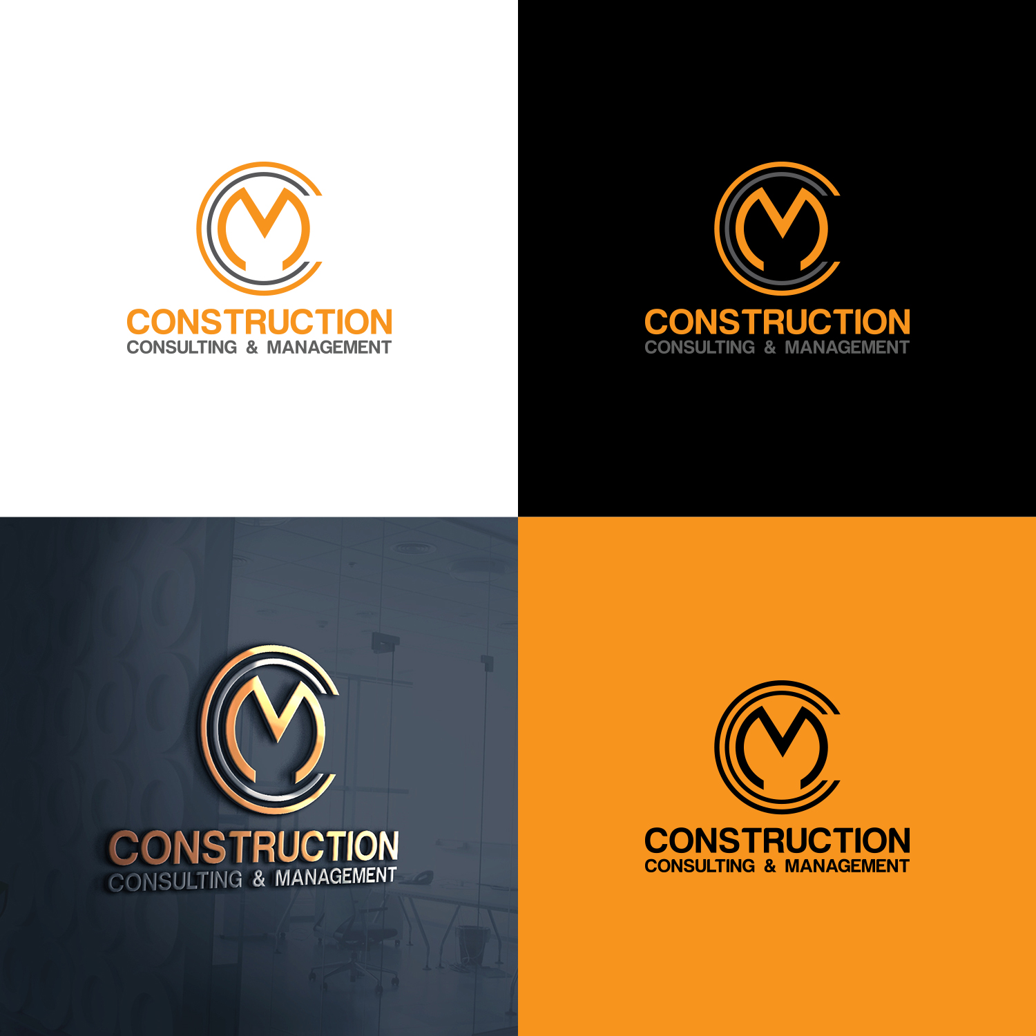 Logo Design by Burraq Creatives for Construction Consulting & Management | Design #16290201