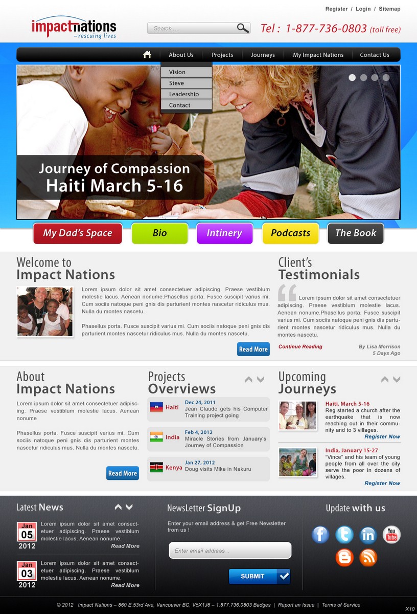 Web Design par pb pour ce projet | Design #606780