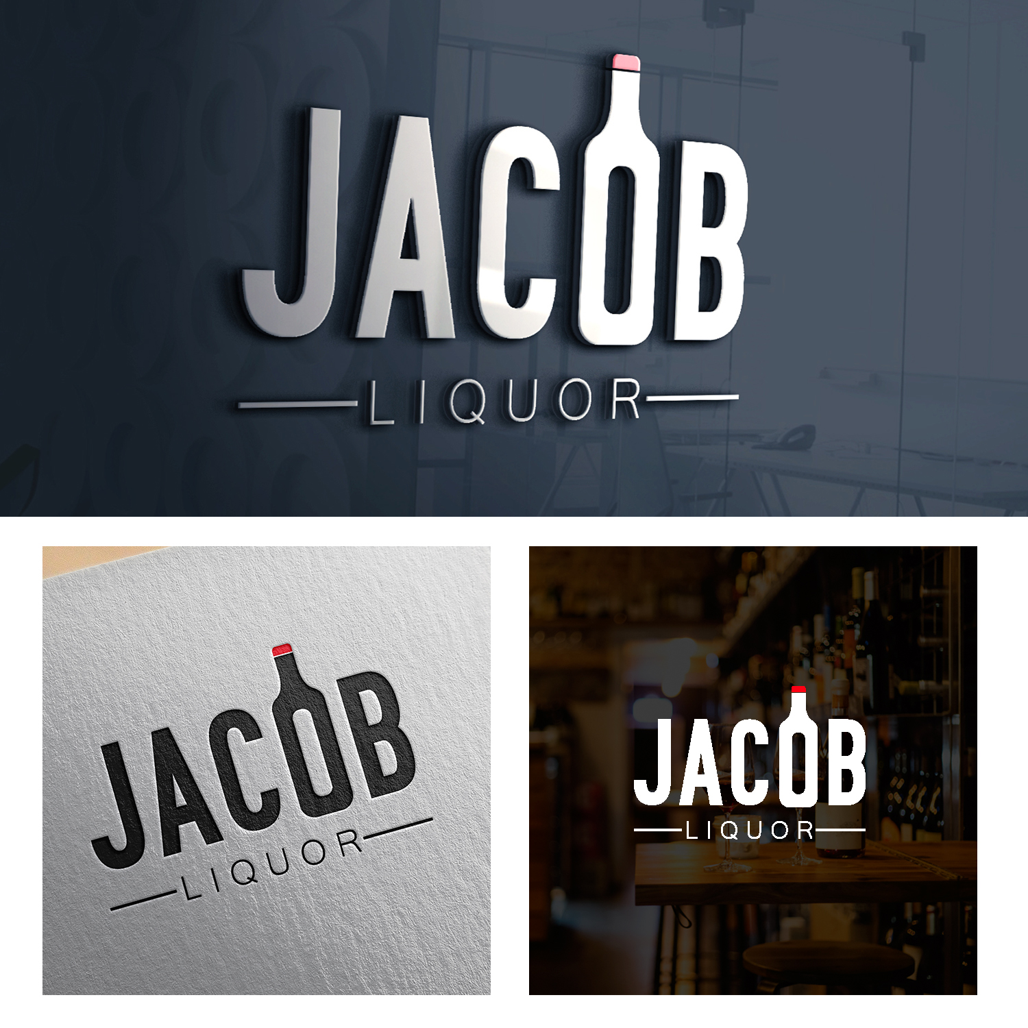 Logo Design by Brandcrate for Jacob Liquor | Design #16304755