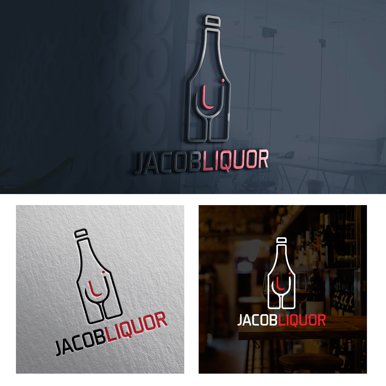 Logo Design by Brandcrate for Jacob Liquor | Design #16304756