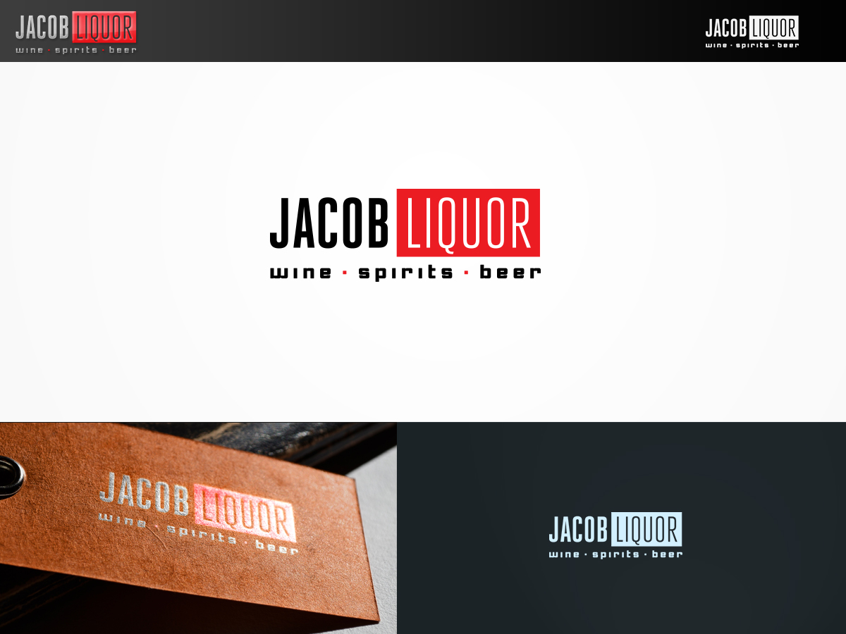 Logo Design by ArtSamurai for Jacob Liquor | Design #16299682