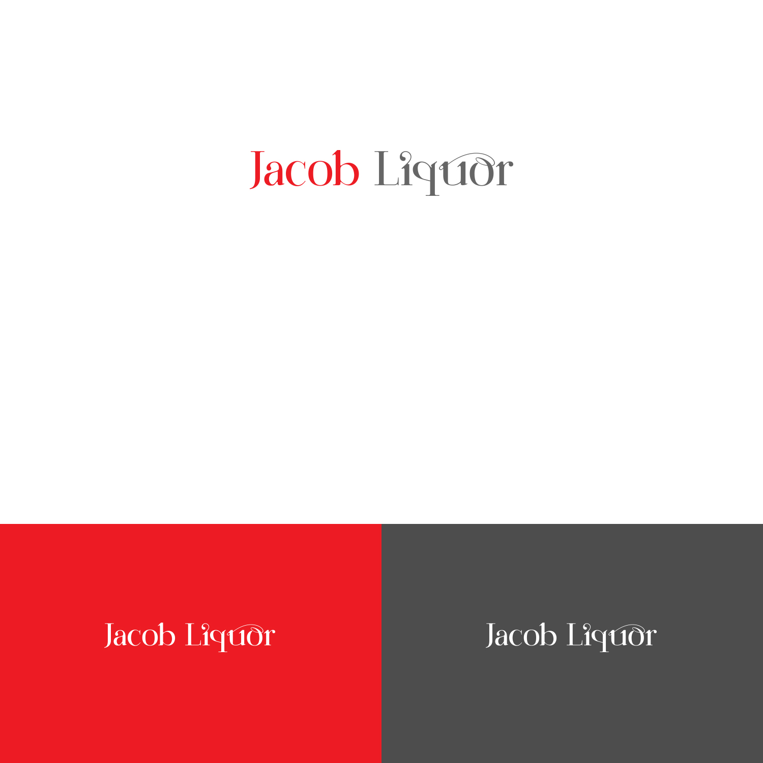 Logo Design by DesignDUO for Jacob Liquor | Design #16362370
