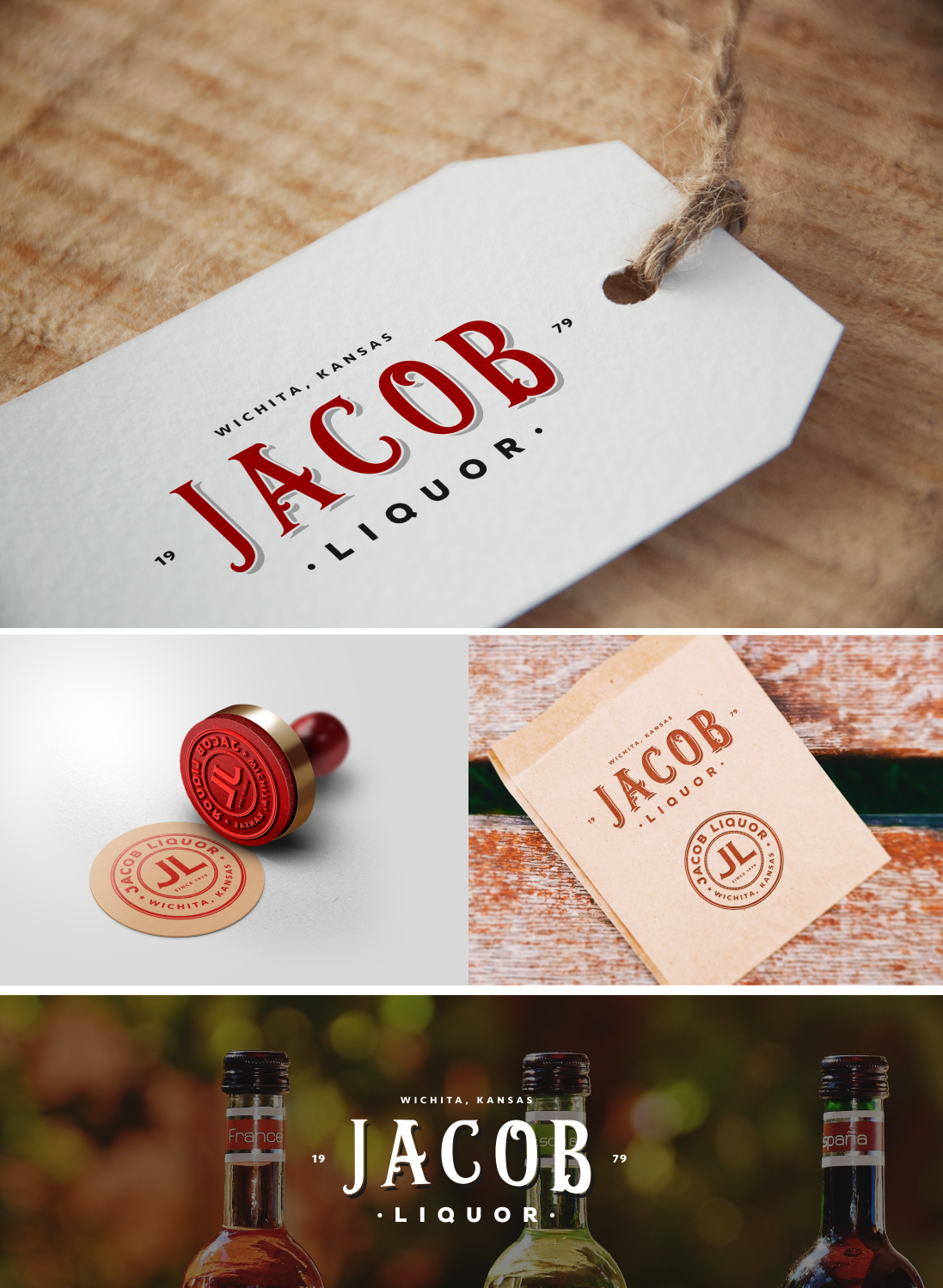 Logo Design by Ankit Bhattarai for Jacob Liquor | Design #16294581