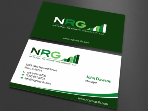 Business Card Design by SKYdesign for National Retrofitting Group, LLC | Design: #16390635