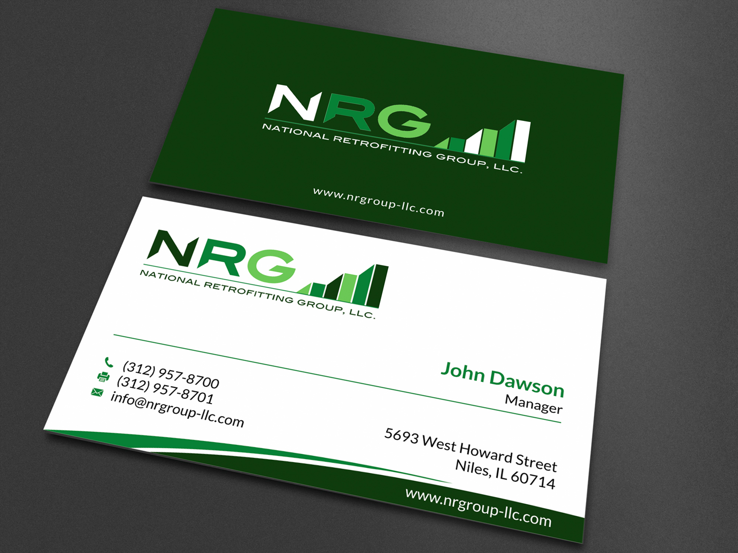 Business Card Design by SKYdesign for National Retrofitting Group, LLC | Design #16390637