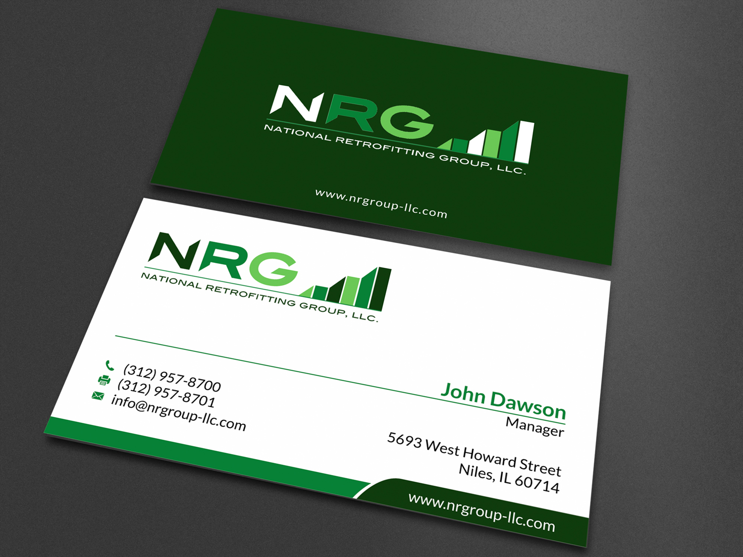 Diseño de Tarjeta de Presentación por SKYdesign para National Retrofitting Group, LLC | Diseño #16390638