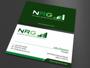 Business Card Design by SKYdesign for National Retrofitting Group, LLC | Design: #16390638