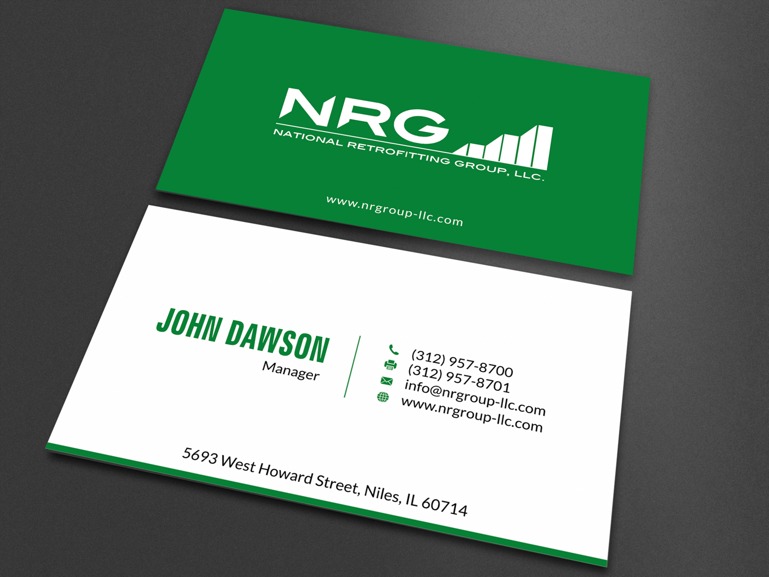 Business Card Design by SKYdesign for National Retrofitting Group, LLC | Design #16390670