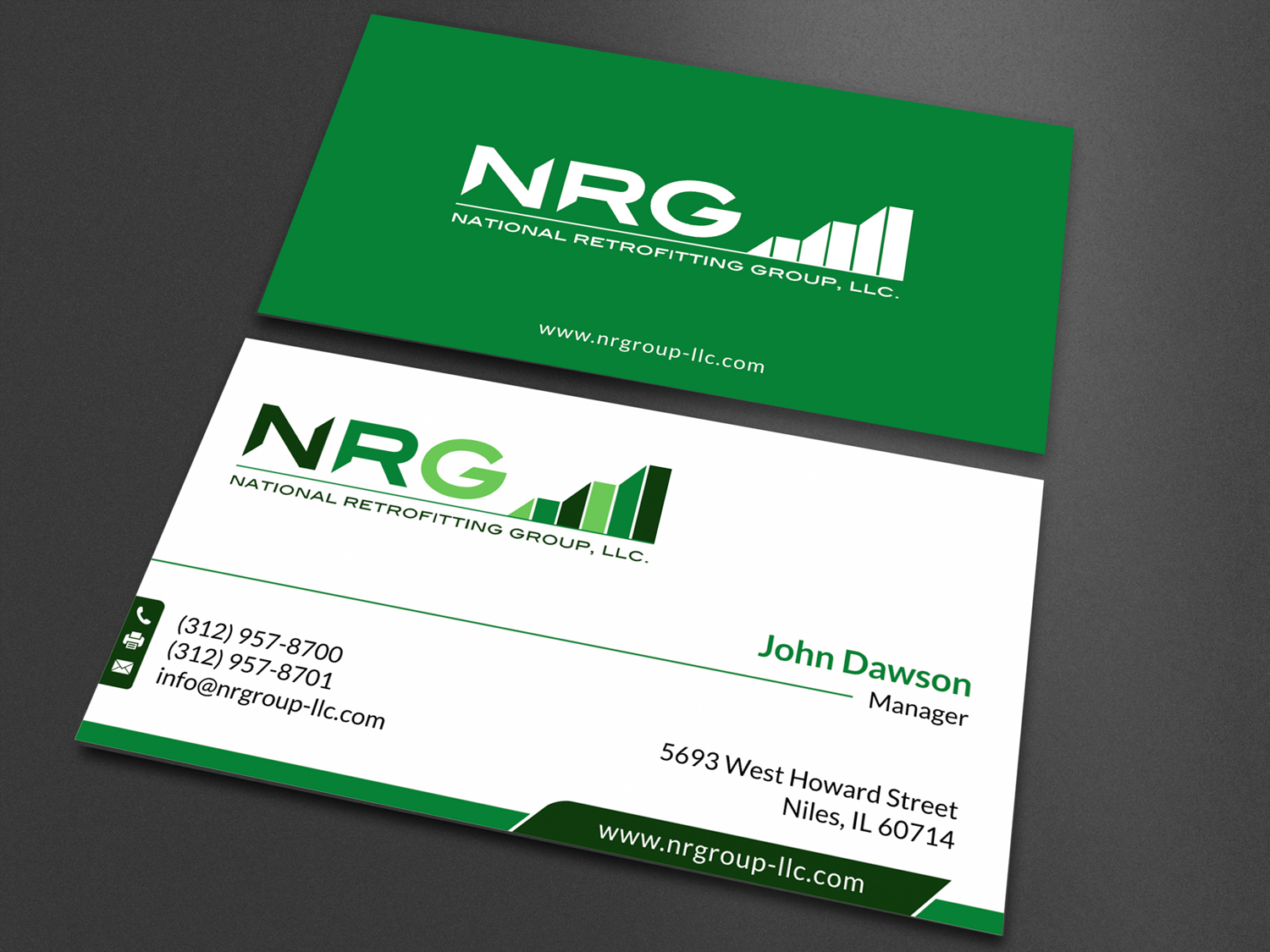 Business Card Design by SKYdesign for National Retrofitting Group, LLC | Design #16390671