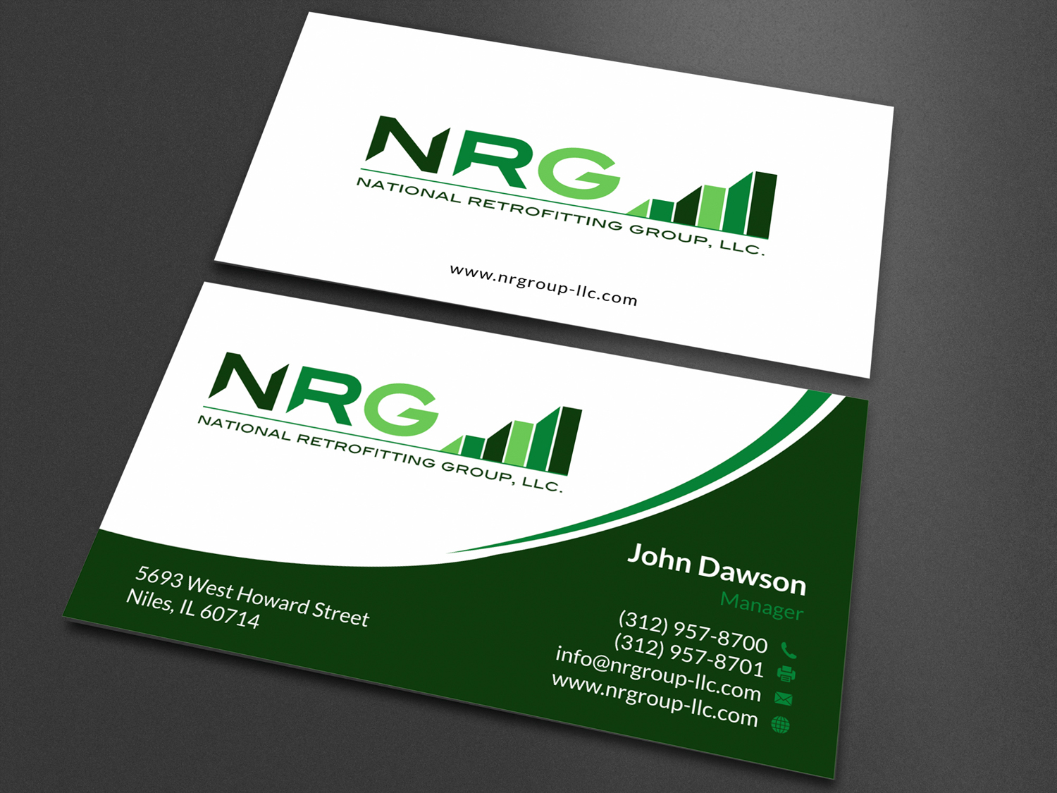 Business Card Design by SKYdesign for National Retrofitting Group, LLC | Design #16390678