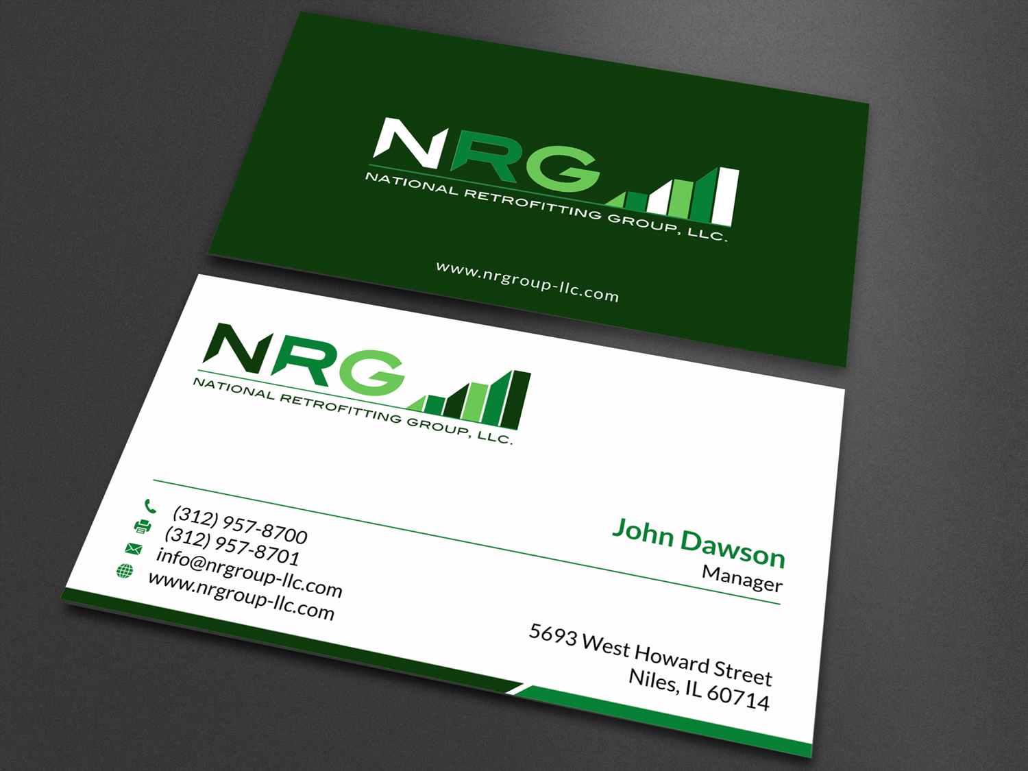 Business Card Design by SKYdesign for National Retrofitting Group, LLC | Design #16390680