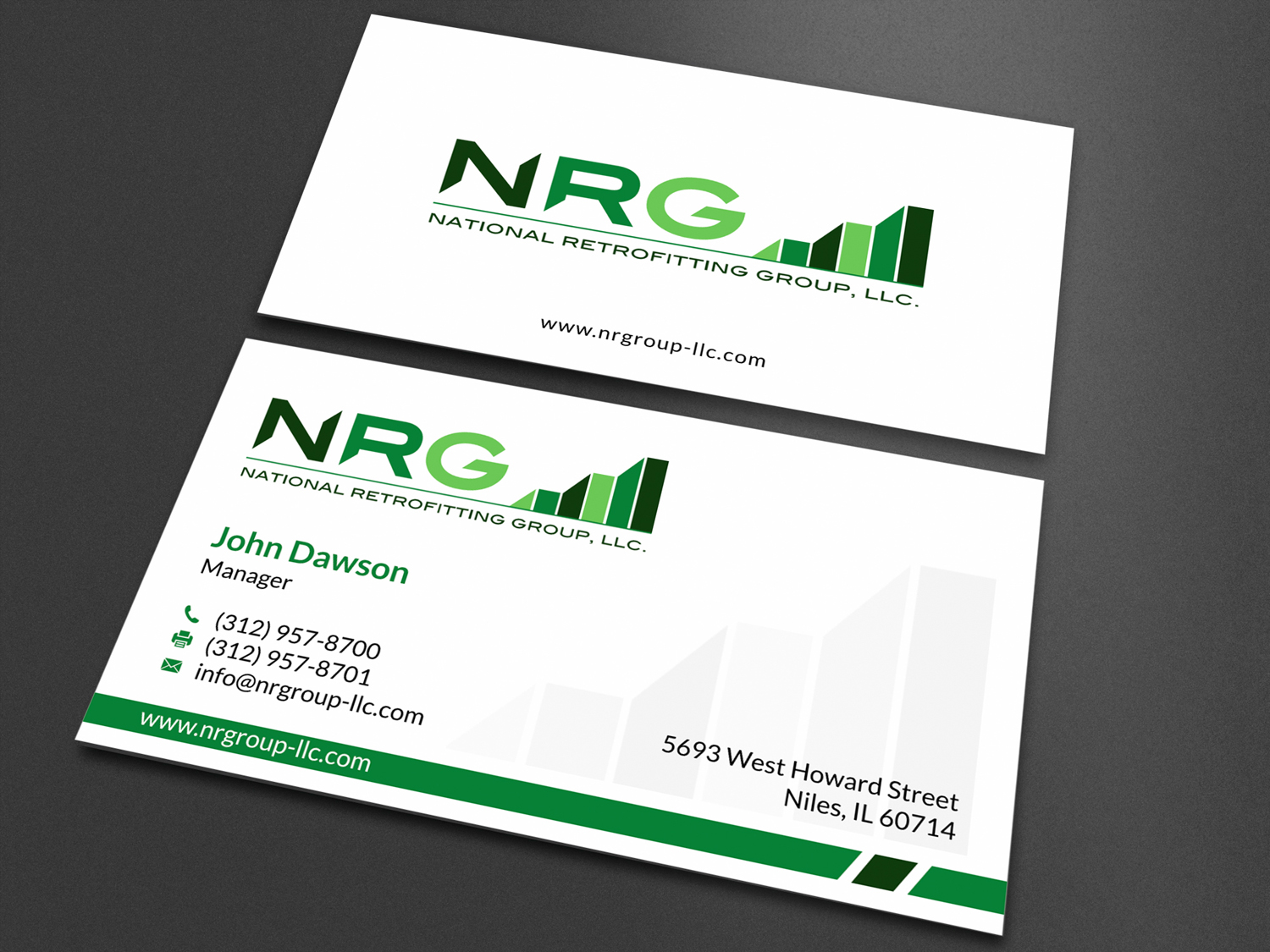 Business Card Design by SKYdesign for National Retrofitting Group, LLC | Design #16390688