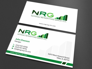 Business Card Design by SKYdesign for National Retrofitting Group, LLC | Design: #16390688