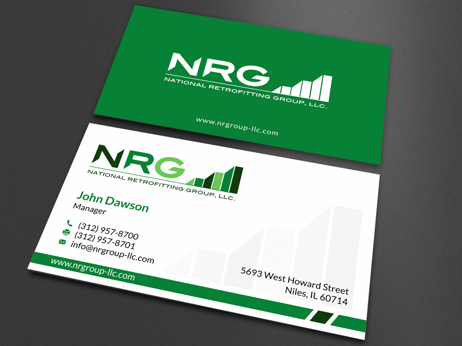 Business Card Design by SKYdesign for National Retrofitting Group, LLC | Design #16390689