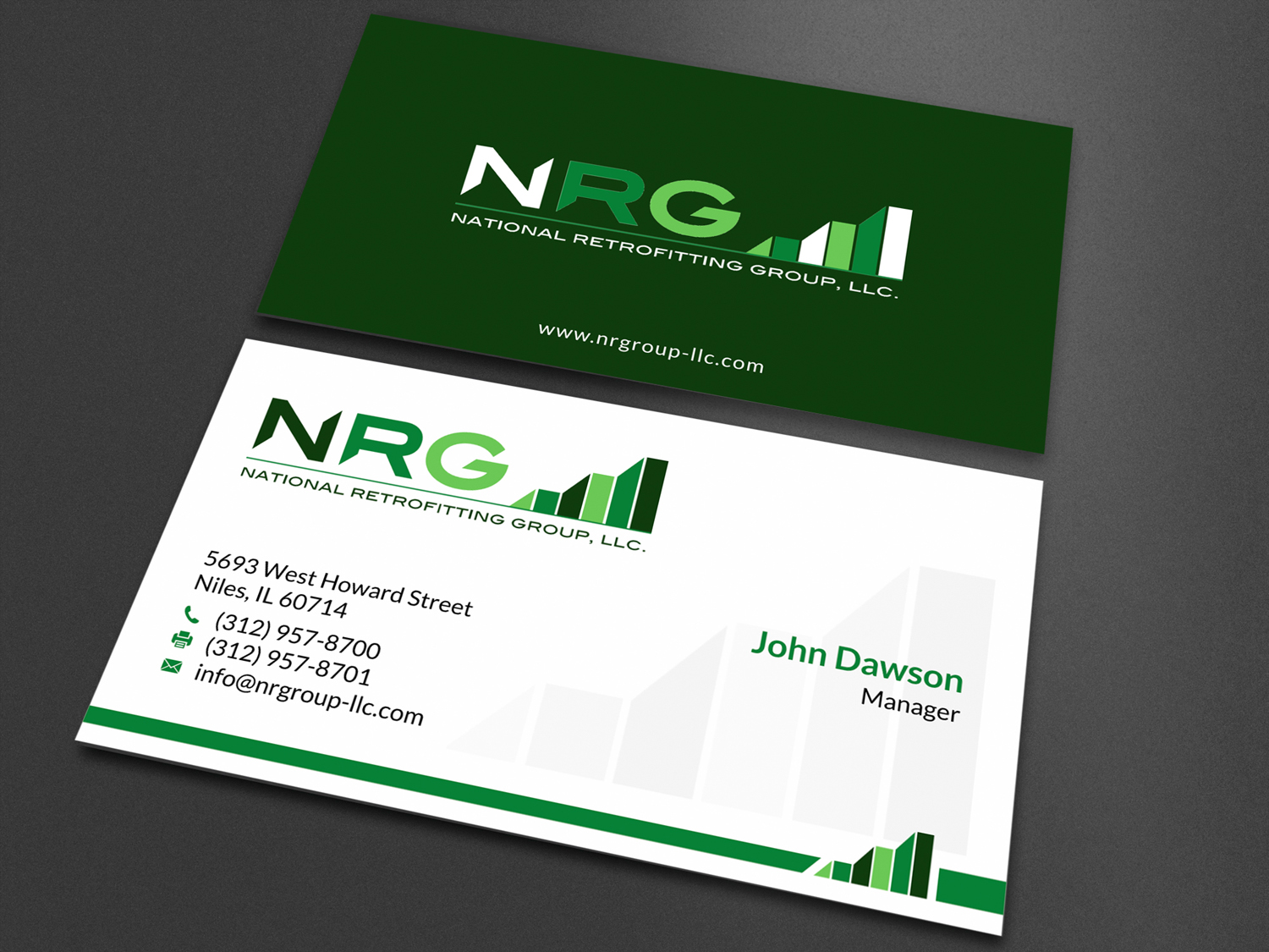 Business Card Design by SKYdesign for National Retrofitting Group, LLC | Design #16390714