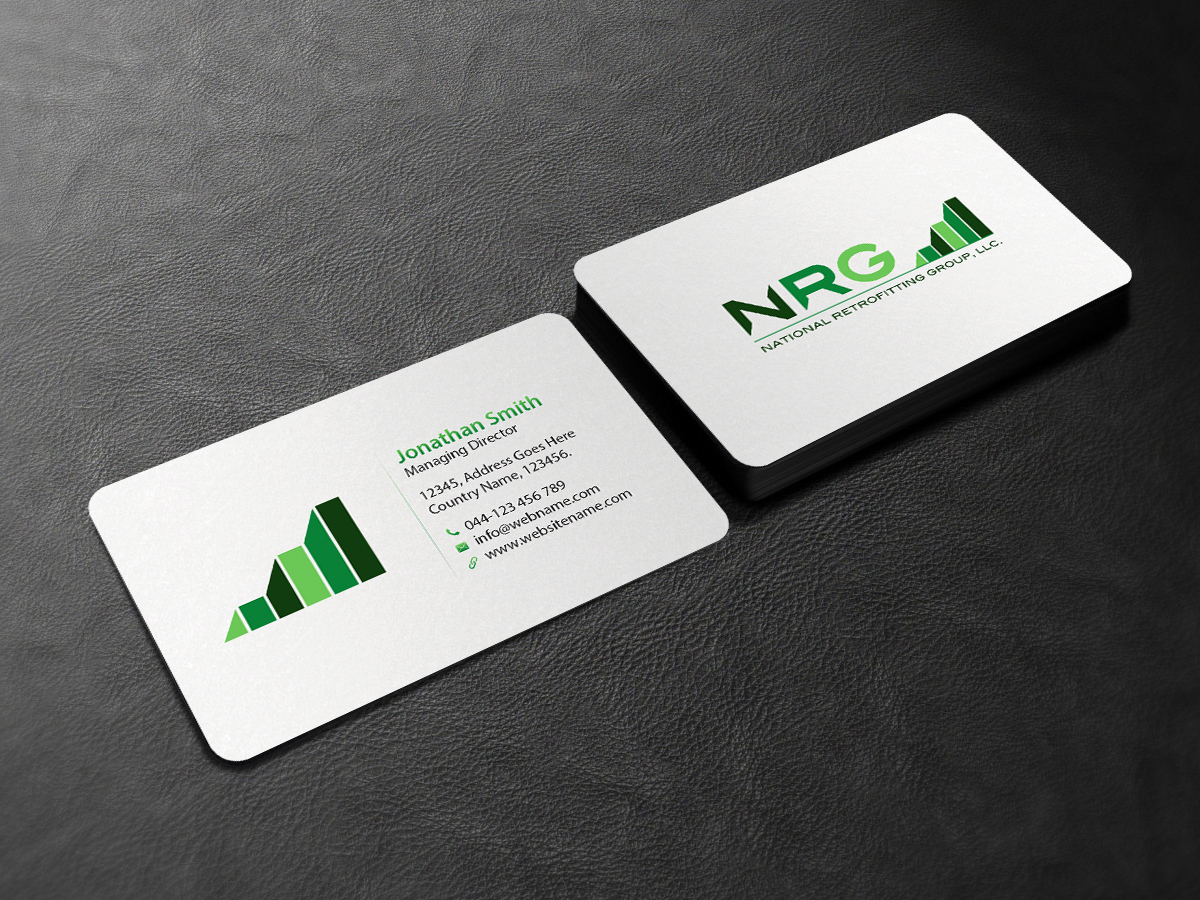 Business Card Design by Creations Box 2015 for National Retrofitting Group, LLC | Design #16299654