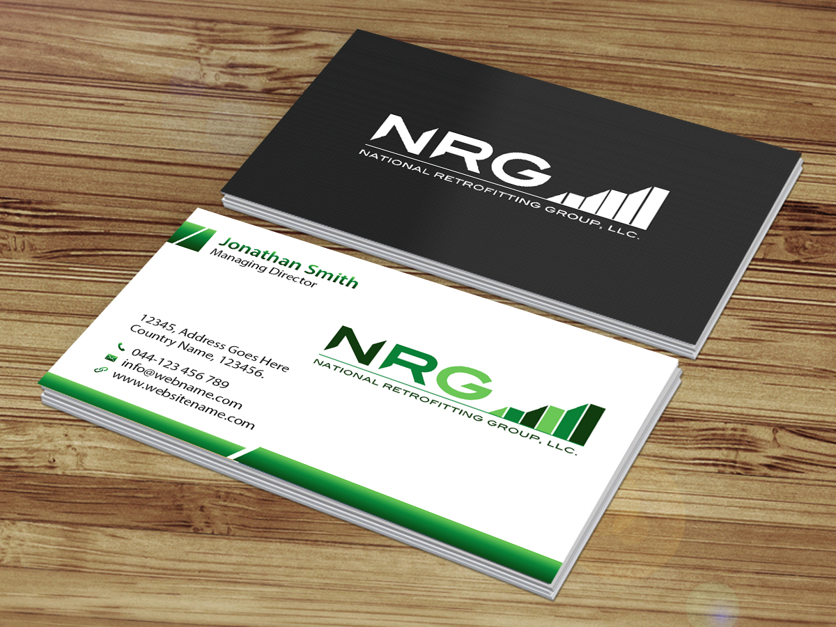 Design de Carte de Visite par Creations Box 2015 pour National Retrofitting Group, LLC | Design #16299659