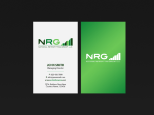 Business Card Design by Creations Box 2015 for National Retrofitting Group, LLC | Design: #16299662
