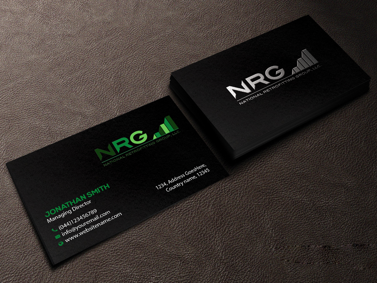 Design de Carte de Visite par Creations Box 2015 pour National Retrofitting Group, LLC | Design #16299664