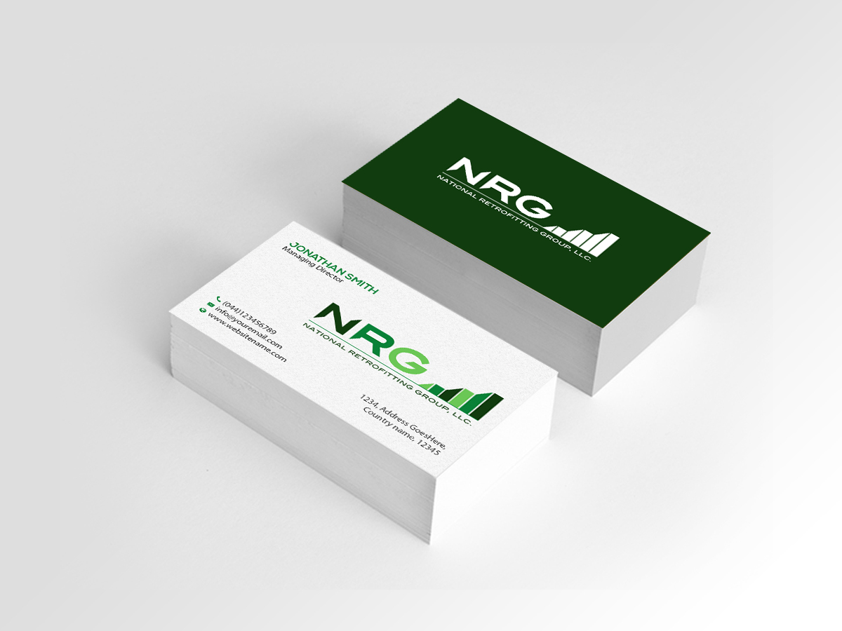 Business Card Design by Creations Box 2015 for National Retrofitting Group, LLC | Design #16299666