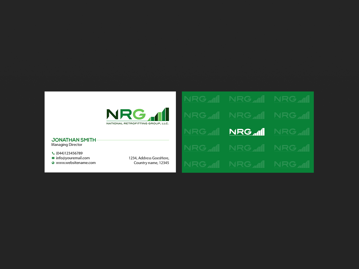 Design de Carte de Visite par Creations Box 2015 pour National Retrofitting Group, LLC | Design #16299667