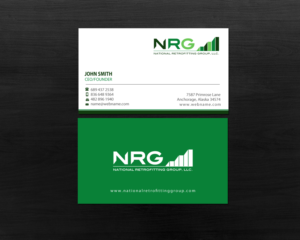 Business Card Design by Brand aid for National Retrofitting Group, LLC | Design: #16292338