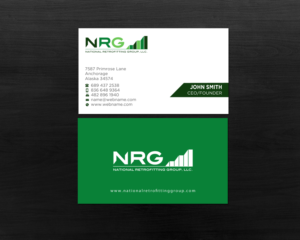 Business Card Design by Brand aid for National Retrofitting Group, LLC | Design: #16292362
