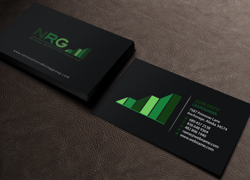 Diseño de Tarjeta de Presentación por Brand aid para National Retrofitting Group, LLC | Diseño #16292370