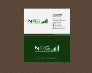 Business Card Design by chandrayaan.creative for National Retrofitting Group, LLC | Design: #16293629