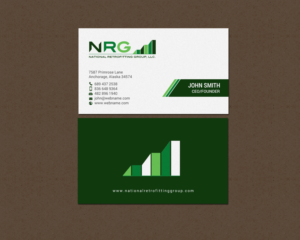 Business Card Design by chandrayaan.creative for National Retrofitting Group, LLC | Design: #16293634