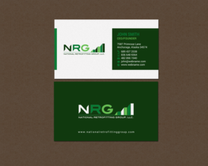 Business Card Design by chandrayaan.creative for National Retrofitting Group, LLC | Design: #16293935