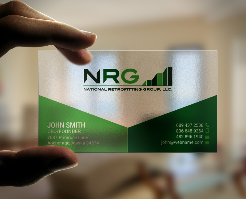 Business Card Design by chandrayaan.creative for National Retrofitting Group, LLC | Design #16293974