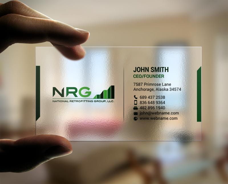 Business Card Design by chandrayaan.creative for National Retrofitting Group, LLC | Design #16293975