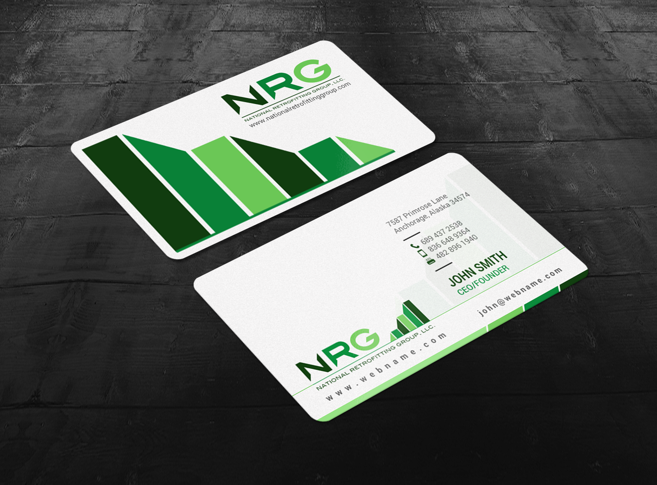 Business Card Design by chandrayaan.creative for National Retrofitting Group, LLC | Design #16294074
