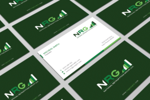 Business Card Design by Graphic Flame for National Retrofitting Group, LLC | Design: #16291457