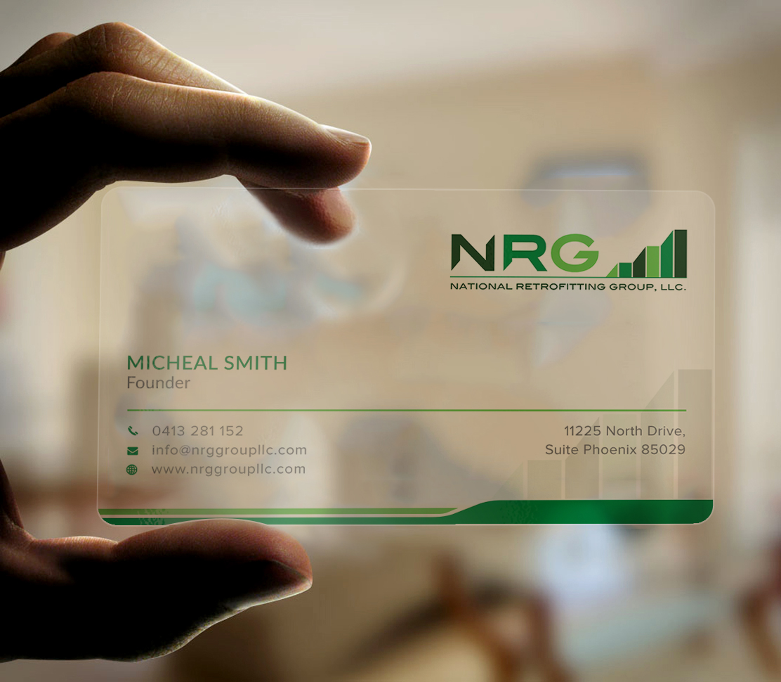 Business Card Design by Graphic Flame for National Retrofitting Group, LLC | Design #16291461