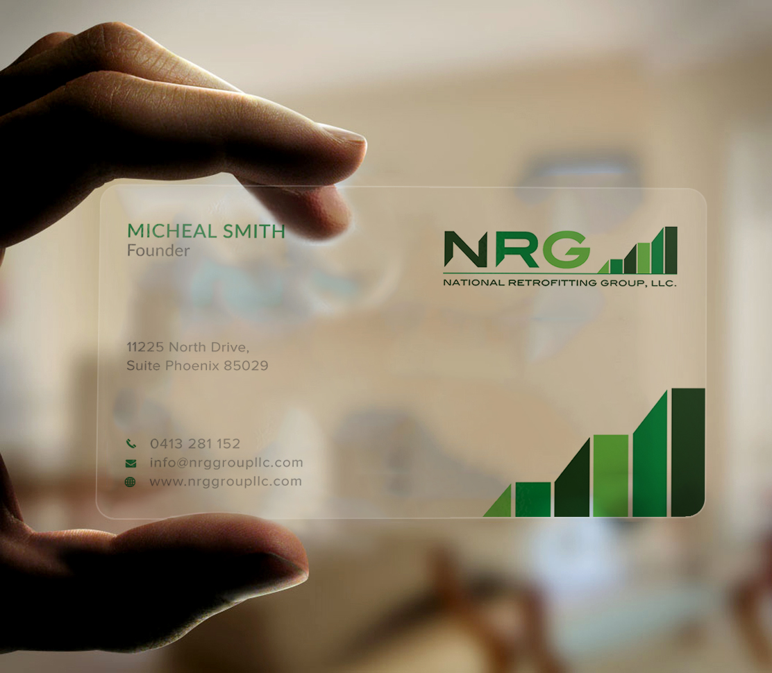 Business Card Design by Graphic Flame for National Retrofitting Group, LLC | Design #16291462
